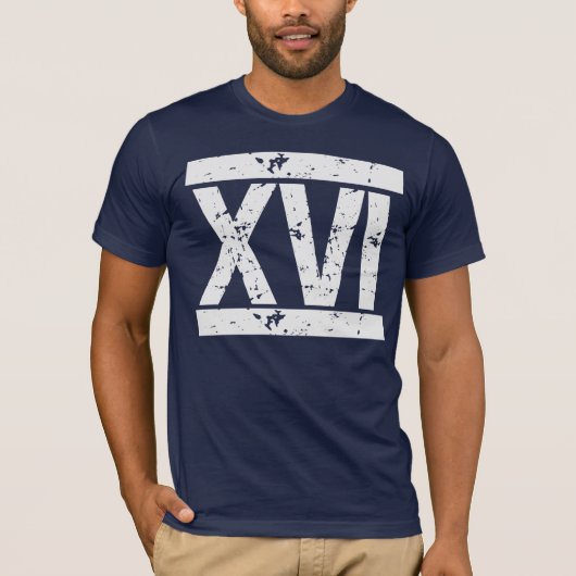16e T-shirt van de 16e verjaardag (Voorkant)