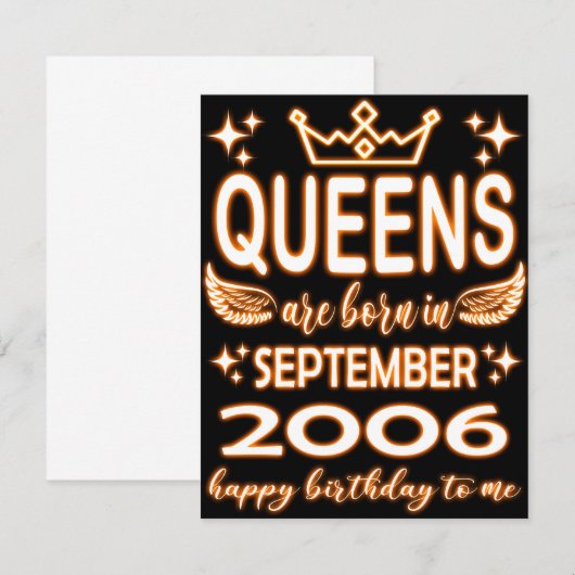 16e verjaardag (Voorkant / Achterkant)