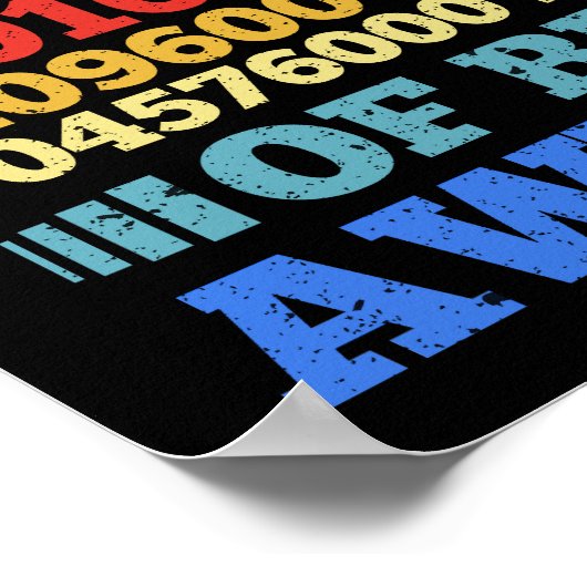 16e verjaardag 16 jaar oud meisje jongen 192 maand poster (Hoek)