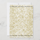 16e verjaardag, 16e verjaardag, Glitter Ivory, tic Kaart (Achterkant)