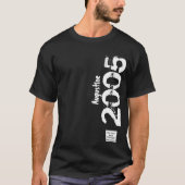 16e Verjaardag 2005 Naam Legends  Distressed T-shirt (Voorkant)