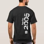 16e Verjaardag 2005 Naam Legends Distressed T-shirt (Achterkant)