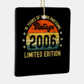 16e verjaardag 2006 beperkte uitgave keramisch ornament (Rechts)