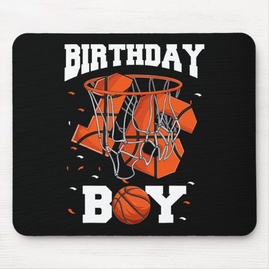 16e verjaardag Basketbal Kinder 1 Muismat (Voorkant)