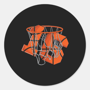 16e verjaardag Basketbal Kinder Ronde Sticker