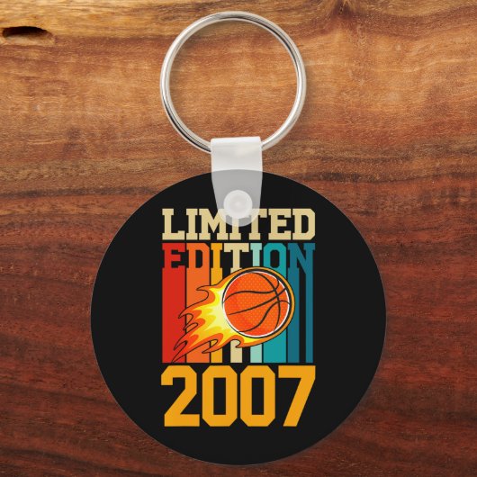 16e verjaardag Basketbal Limited Edition 2007 Plez Sleutelhanger (Voorkant)
