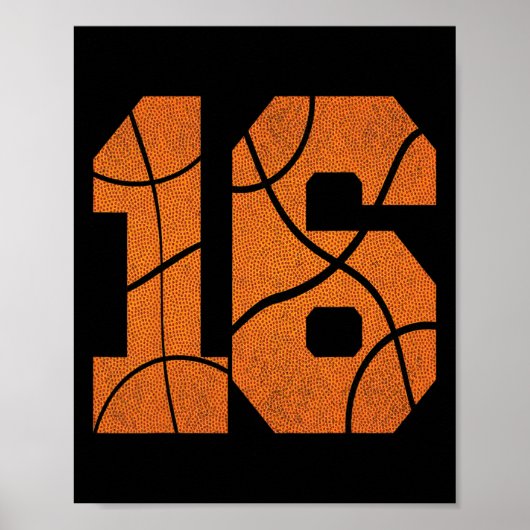 16e verjaardag Bysketbyll Boys Kinder Poster (Voorkant)