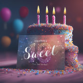 16e verjaardag Chic Galaxy Star-constellatie Kaart