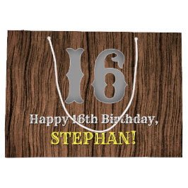 16e verjaardag: Country Western geïnspireerd uiter Groot Cadeauzakje