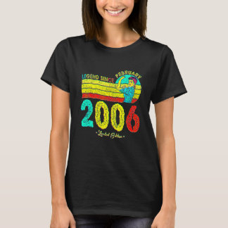 16e Verjaardag Februari 2006 Legende Sinds 2006 16 T-shirt