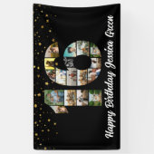 16e verjaardag Foto Collage gelukkig verjaardagsev Spandoek (Verticaal)