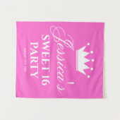 16e verjaardag foto foto foto foto's op 16e verjaa wandkleed (Voorkant (horizontaal))