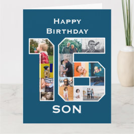 16e verjaardag Fotokaart Kaart