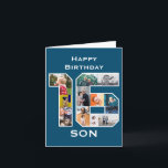 16e verjaardag Fotokaart Kaart<br><div class="desc">Pas deze grote 16e verjaardagskaart aan met uw favoriete foto's. Ontworpen voor die speciale persoon. Het aantal 16 fotocollage is een unieke douanemanier om een verjaardagskaart met een speciale gepersonaliseerde kwaliteit te geven. De sjabloon is opstelling voor u om uw eigen fotocollage gemakkelijk te creëer door uw foto's in orde...</div>