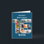 16e verjaardag Fotokaart Kaart<br><div class="desc">Pas deze grote 16e verjaardagskaart aan met uw favoriete foto's. Ontworpen voor die speciale persoon. Het aantal 16 fotocollage is een unieke douanemanier om een verjaardagskaart met een speciale gepersonaliseerde kwaliteit te geven. De sjabloon is opstelling voor u om uw eigen fotocollage gemakkelijk te creëer door uw foto's in orde...</div>