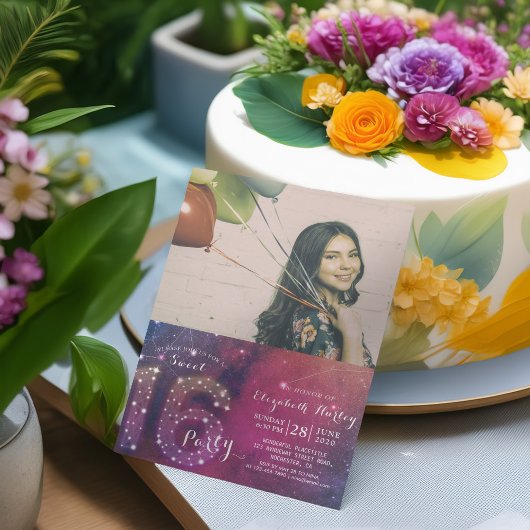 16e verjaardag Galaxy Constellations Kaart