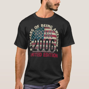 16e verjaardag giftboys 2006 16 jaar oud t-shirt