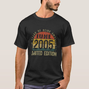 16e verjaardag in verval juni 2005 Jongen meisje 1 T-shirt
