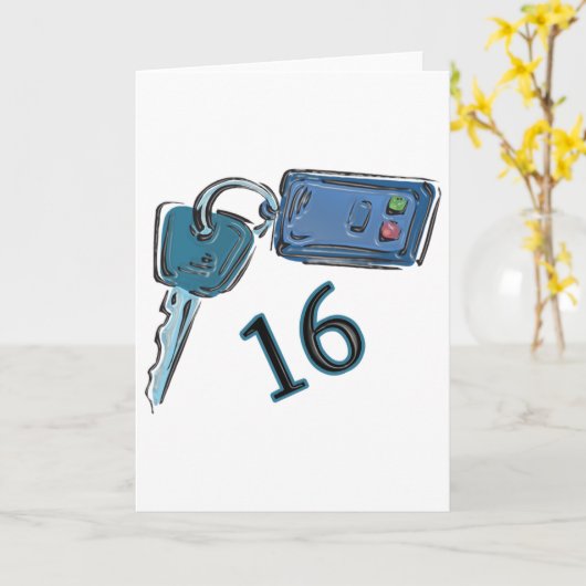 16e verjaardag — Keiffels Kaart (Gele Bloem)