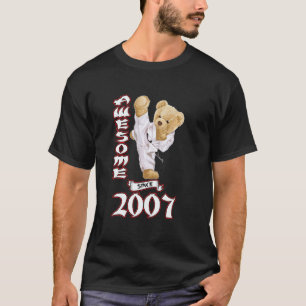 16e Verjaardag Kinderen 2007 Teddybeer Geweldige K T-shirt