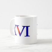 16e verjaardag koffiemok (Voorkant links)
