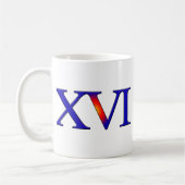 16e verjaardag koffiemok (Links)
