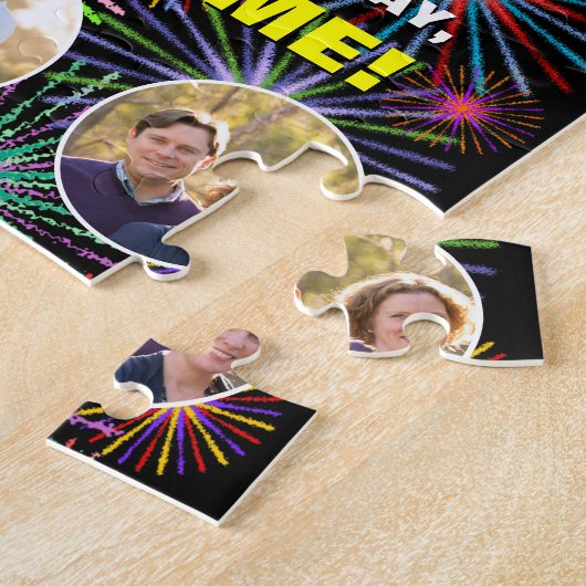 16e verjaardag: Leuke regenboog #, Aangepaste naam Legpuzzel (Zijkant)