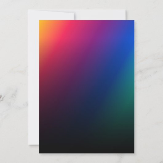 16e verjaardag Modern Kaart (Achterkant)