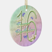 16e verjaardag Ornament Regenboogkeepomwille (Rechts)