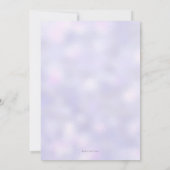 16e verjaardag paars en goud kaart (Achterkant)