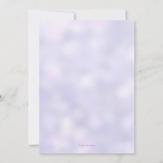 16e verjaardag paars en goud kaart (Achterkant)