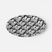 16e verjaardag papieren bordje (Gekanteld)