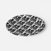 16e verjaardag papieren bordje (Gekanteld)