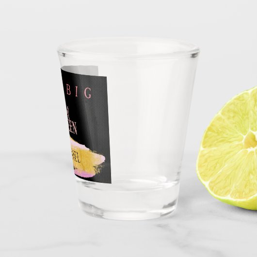 16e verjaardag Persoonlijk warm glas (Rechts)