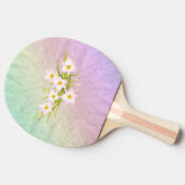 16e verjaardag Regenboog en vlinders Tafeltennisbatje (Zijkant)