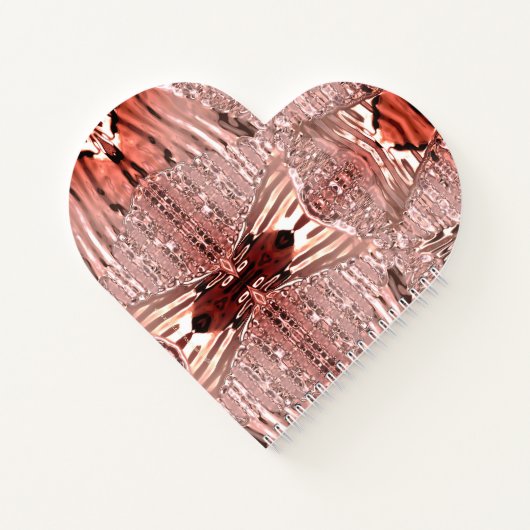 16e verjaardag Roos voor gastboeken Goud Notitieboek (Achterkant)