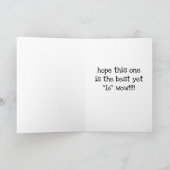 **16e VERJAARDAG** SCHRIJVEN IS OP DE MUUR VERJAAR Kaart (Binnen)