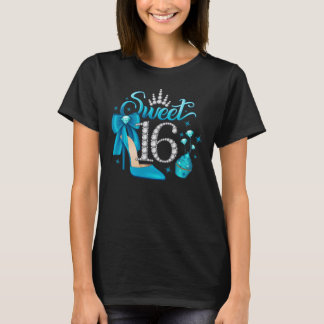 16e verjaardag. Sweet 16-meisje T-shirt