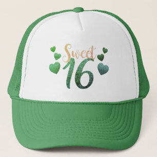 16e verjaardag SWEET 16 Trucker Pet