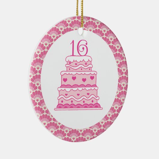 16e verjaardag Sweet Keepomwille Ornament Gift (Rechts)