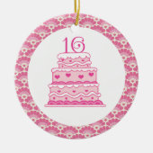 16e verjaardag Sweet Keepomwille Ornament Gift (Voorkant)
