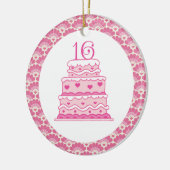 16e verjaardag Sweet Keepomwille Ornament Gift (Links)