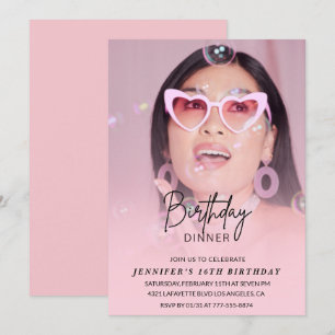 16e verjaardag uitnodigingen Verjaardag Diner Foto