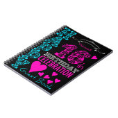 16e verjaardag van de gepersonaliseerde gastboek notitieboek (Linkerzijde)