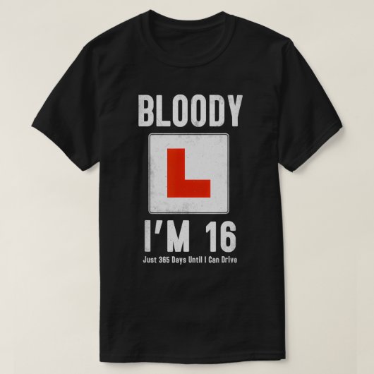 16e verjaardag van de leerlingendriver, IM 16e ver T-shirt (Design voorkant)