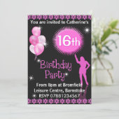 16e verjaardag van de uitnodiging van de partij Sw (Staand voorkant)