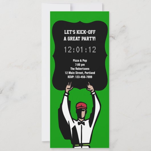 16e verjaardag van de uitnodiging van de Partij vo (Achterkant)