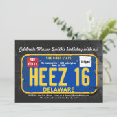 16e verjaardag van de Uitnodiging van de Vergunnin (Staand voorkant)