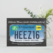 16e verjaardag van de Uitnodiging van de Vergunnin (Staand voorkant)