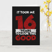 16e verjaardag Verjaardag Gemaakt om er goed uit t Kaart (Gele Bloem)